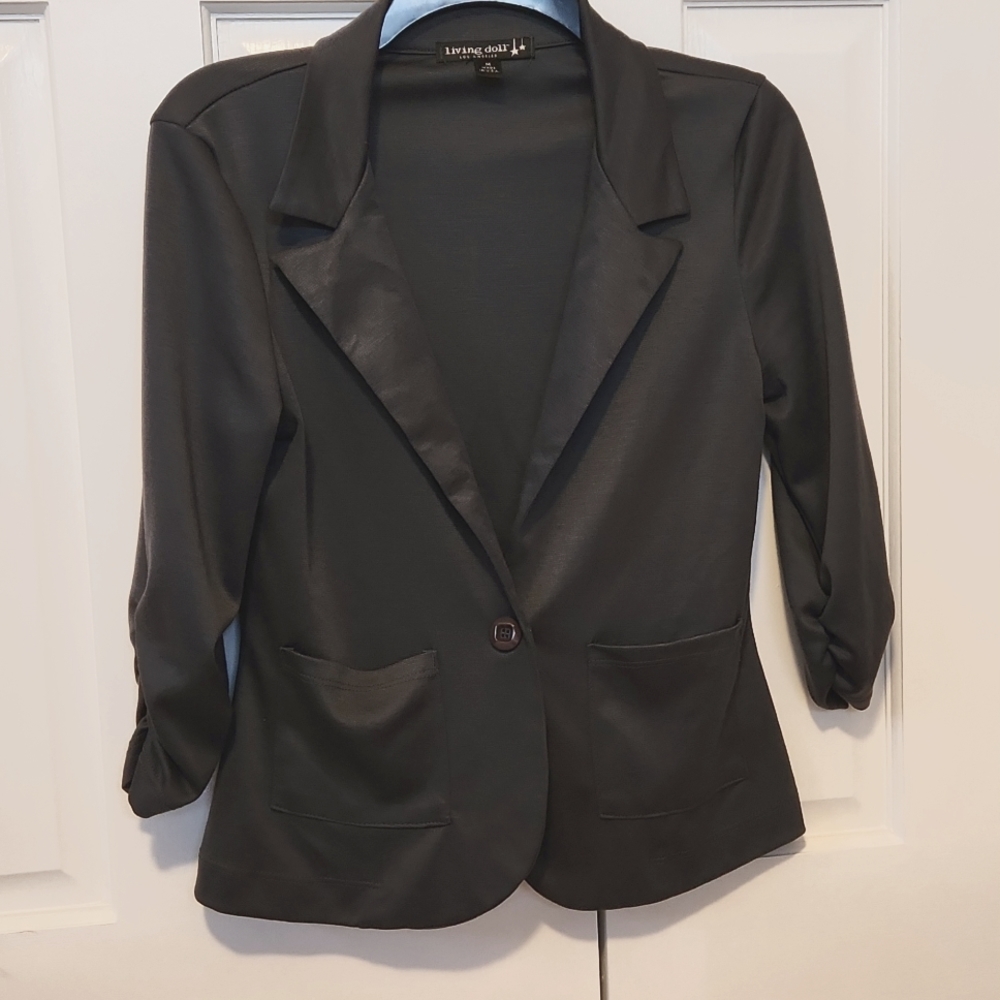 Living Doll women's gray jacket